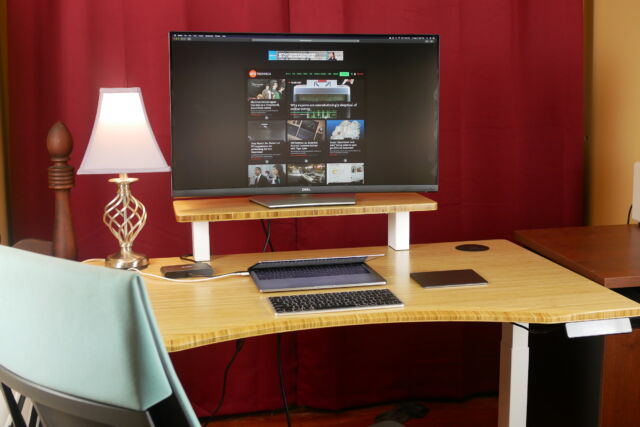 The Fully Jarvis standing desk has a sturdy construction and tons of optional accessories.