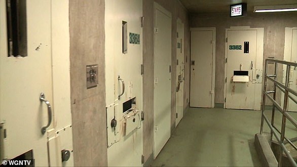 Cell block in another part of the prison.  Locked cells are reserved for perpetrators of the most violent crimes