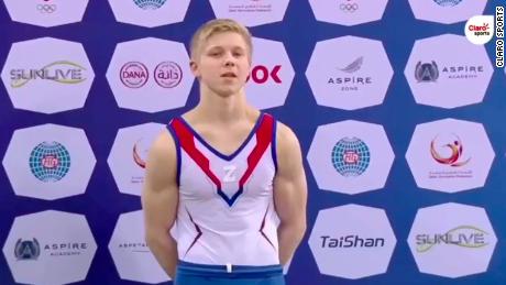 Russian gymnast Ivan Kulyak criticized for his shocking behaviour.  After wearing & # 39;  Z & # 39;  Next to the Ukrainian athlete 
