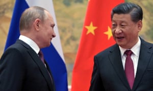 Russian President Vladimir Putin attended a meeting with Chinese President Xi Jinping in Beijing, China last month.
