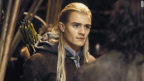 Orlando Bloom as Legolas, a heroic dwarf, in ";  Lord of the Rings "  Films of the early 2000s.