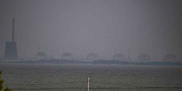 The Zaporizhzhia nuclear power plant is seen with the continued Russian presence at the nuclear power plant.