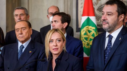 Silvio Berlusconi (left) and Matteo Salvini (right) are expected to be part of Meloni's government, which will see one of the most far-right governments in modern history. 