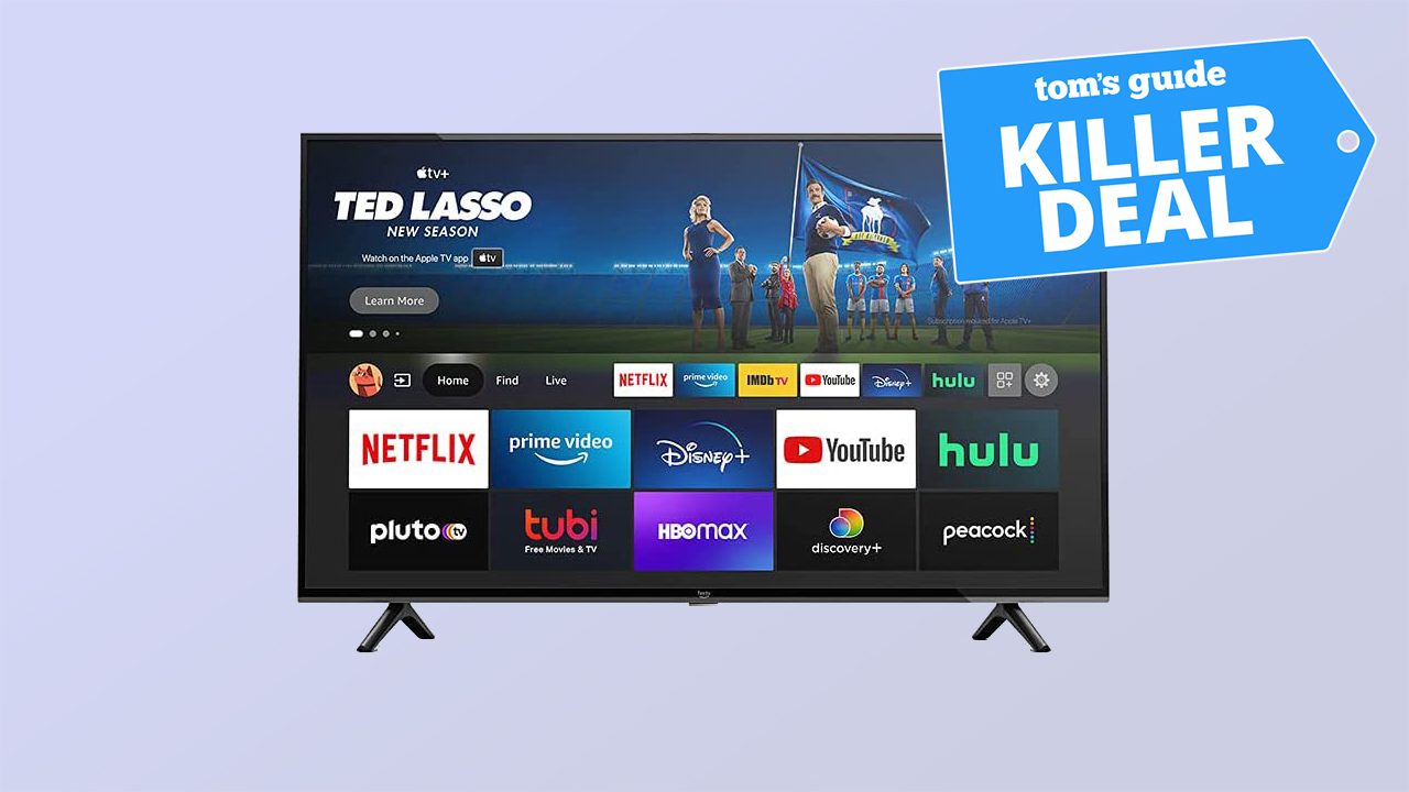 Amazon Fire TV 4K on a purple background